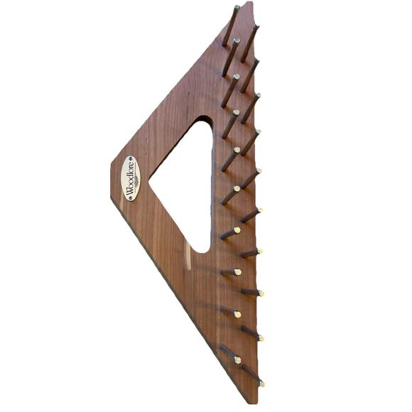 WOODLORE Tie Belt Hanger Holder Rack 40 Pegs Cedar Wood Closet Organizer - Picture 7 of 8